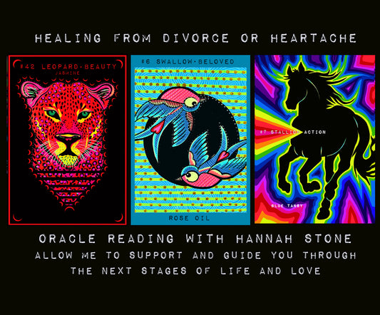 Healing from Heartache 60 min LIVE reading with Hannah Stone $111USD