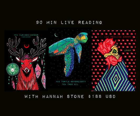 90 min LIVE reading with Hannah Stone $188USD