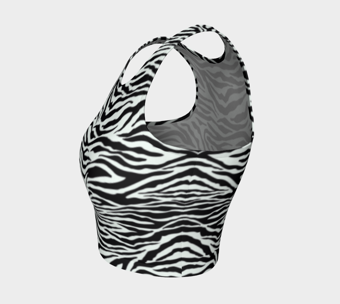 Zebra Crop Top