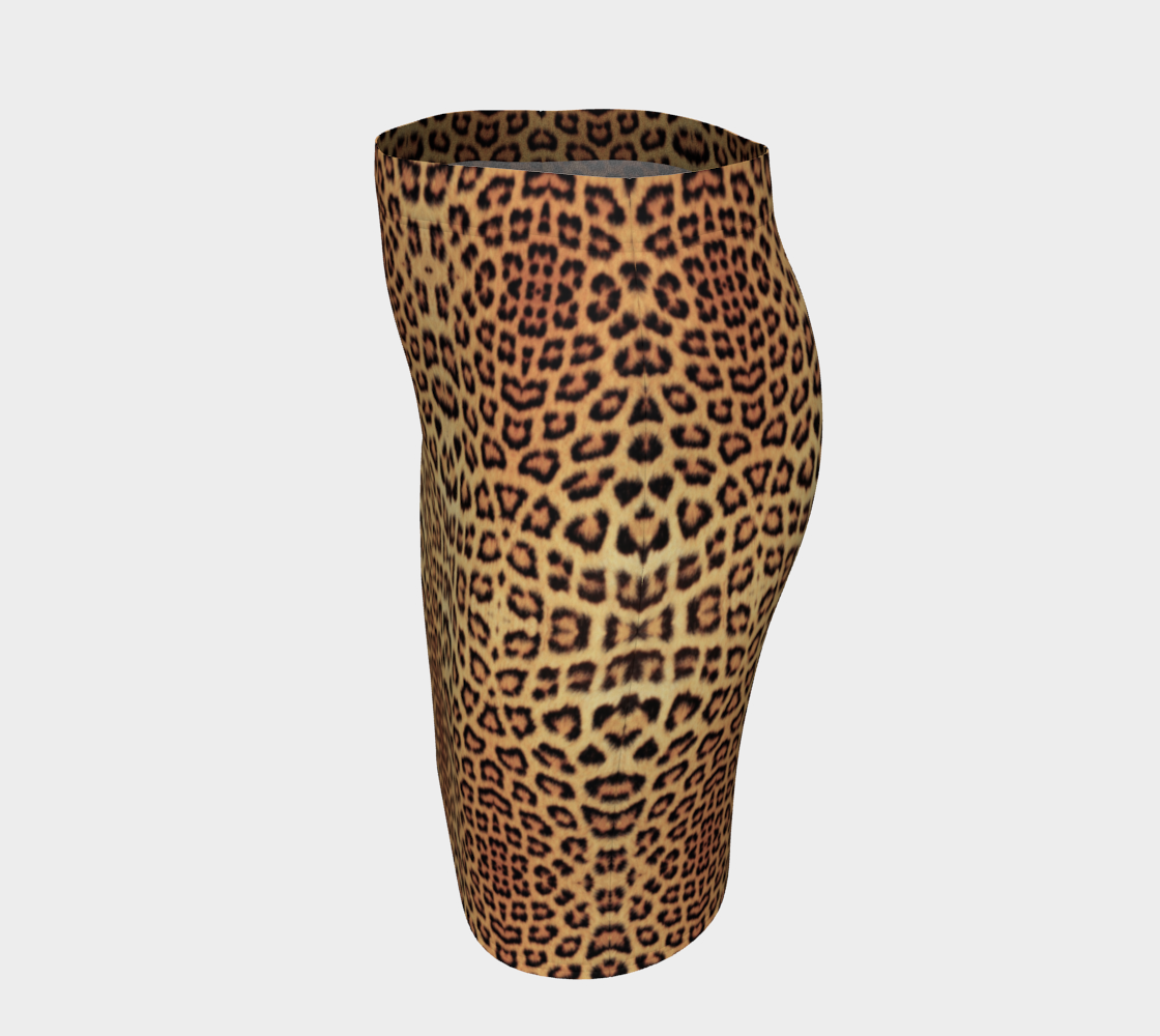 Leopard Pencil Skirt