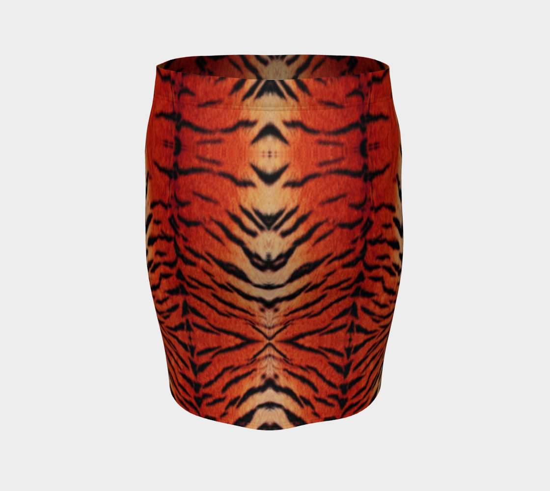 Tiger Queen Pencil Skirt