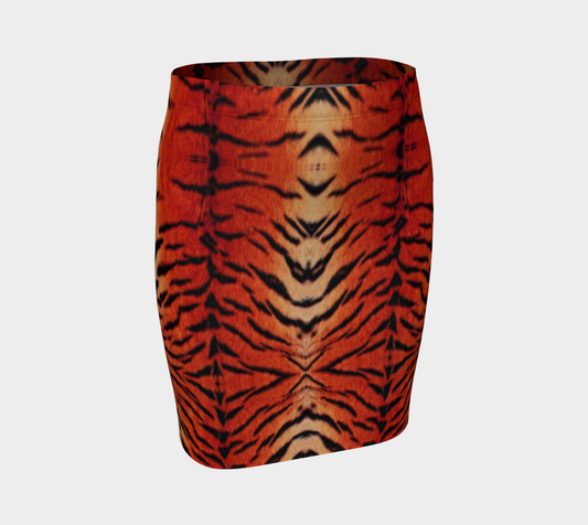 Tiger Queen Pencil Skirt