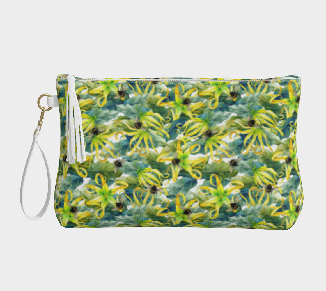 Bee With Ylangylang Clutch Purse