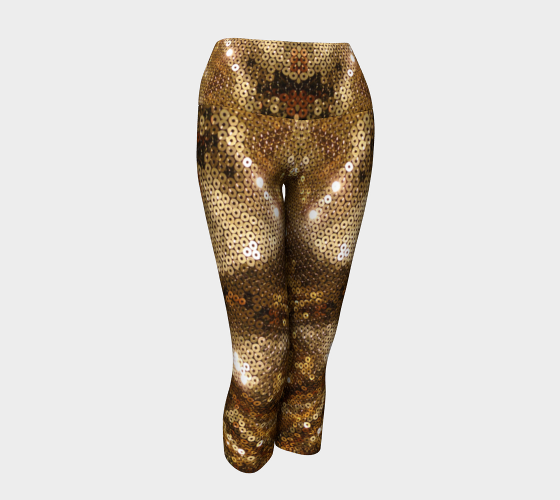 Gold Rush Yoga Pants