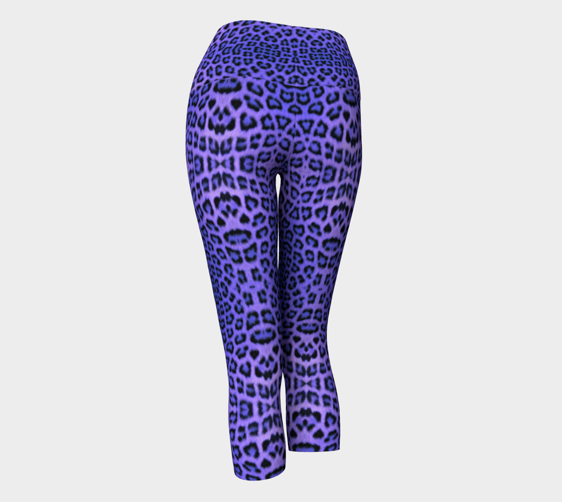 Purple Leopard Yoga Pants