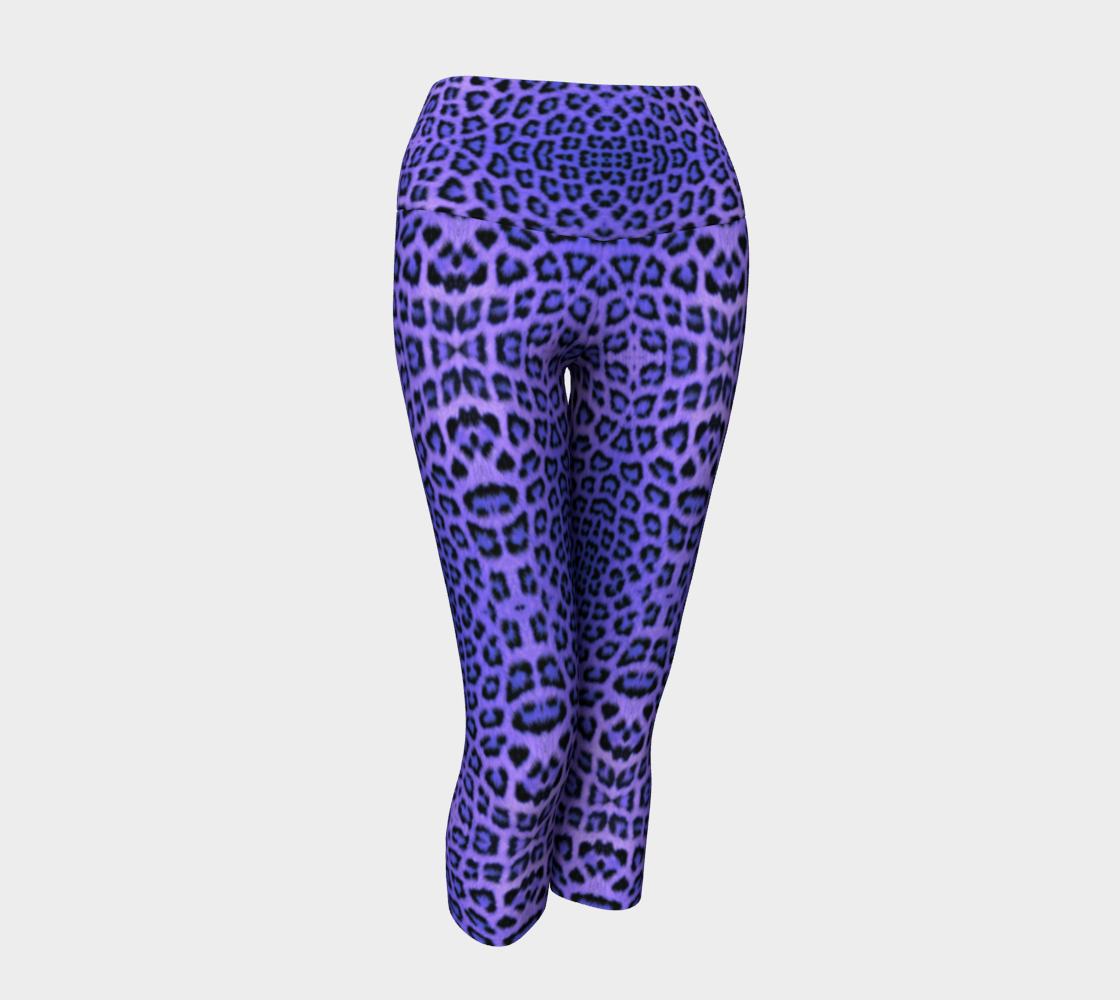 Purple Leopard Yoga Pants