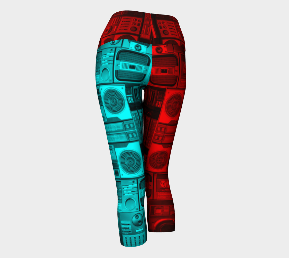 Ghetto Blaster 3D Yoga Pants