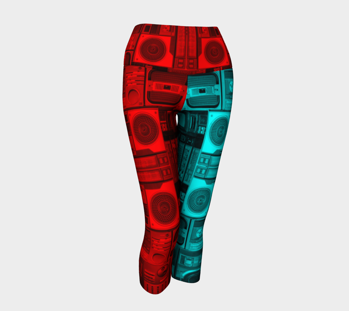 Ghetto Blaster 3D Yoga Pants