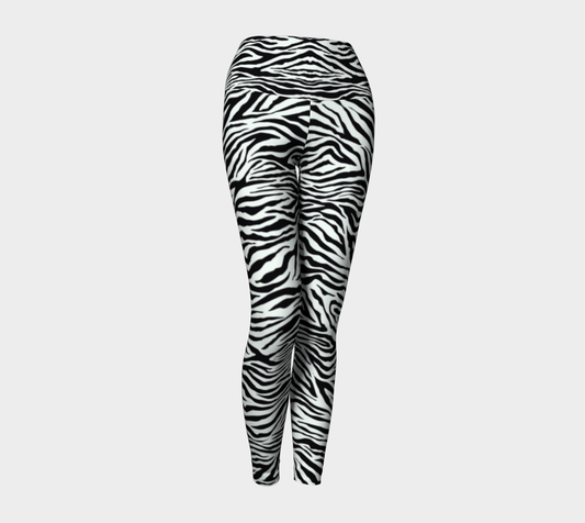 Zebra Yoga Pants